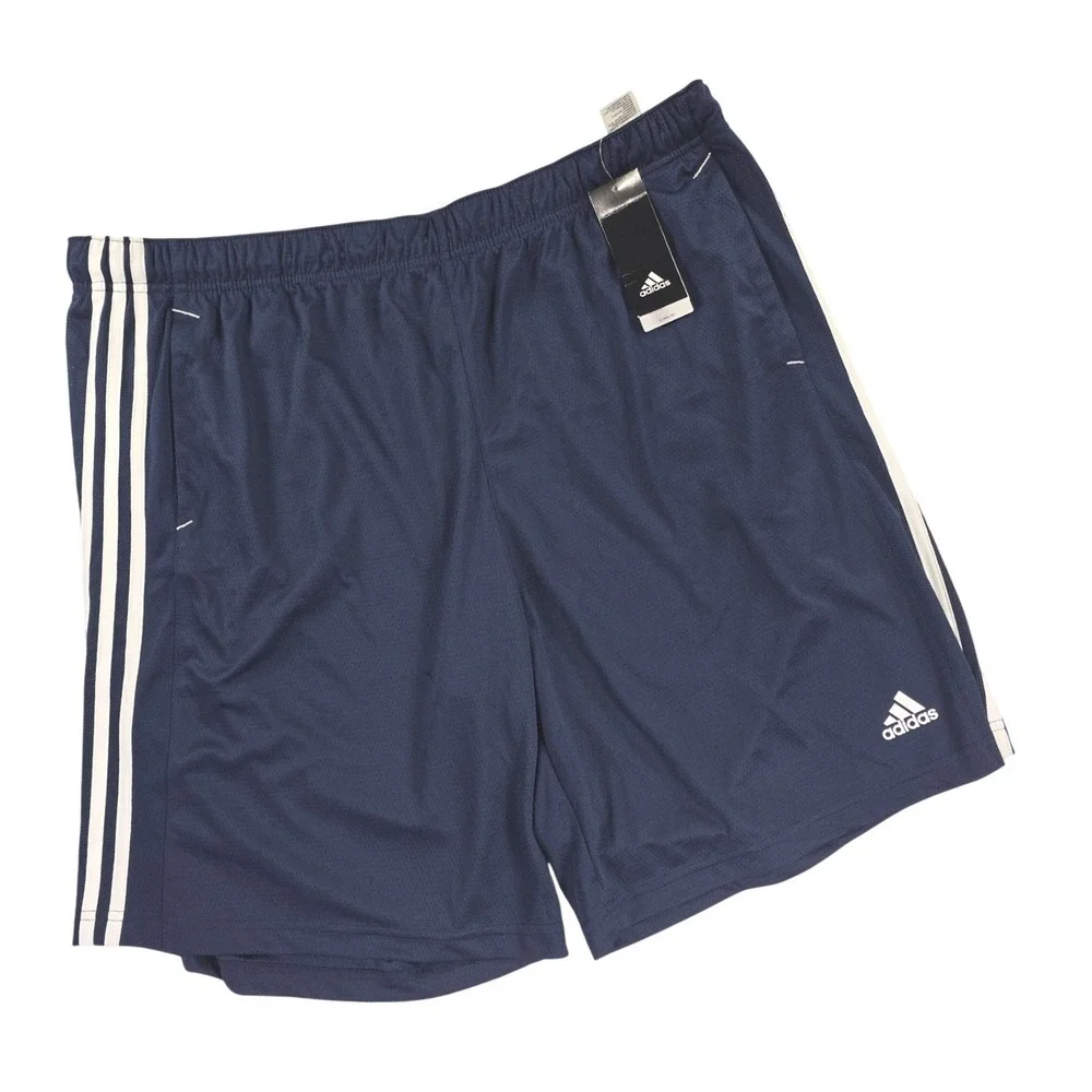 Adidas Climalite Essentials‎ Blue Shorts Men's 2XL New